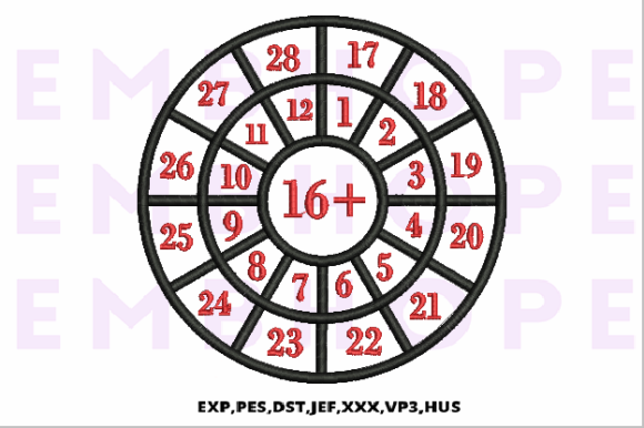 Addition Wheel 16: A Designer’s Stitch Test