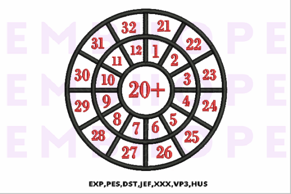 Addition Wheel 20: Embroidery Design Review