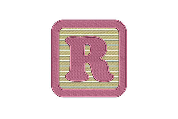 Alphabet R Letter: Sweet Pink Accents for Gifts
