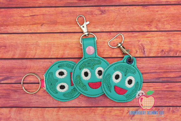 Cartoon Earth ITH Keyfob: An Etsy Seller Review