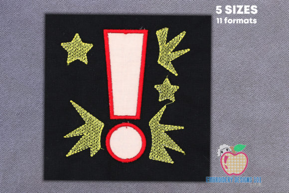 Exclamation Mark Applique: A Craft Fair Review